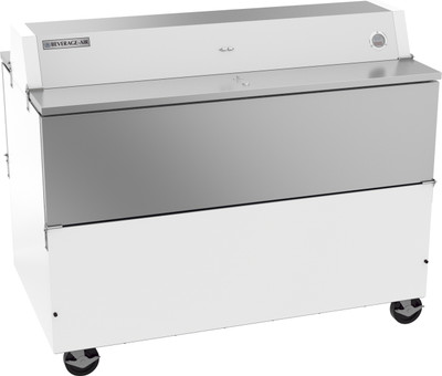 Beverage Air STF58HC-1-W-02 24.3 Cu. Ft. White Stainless Steel School Milk Cooler - 115 Volts