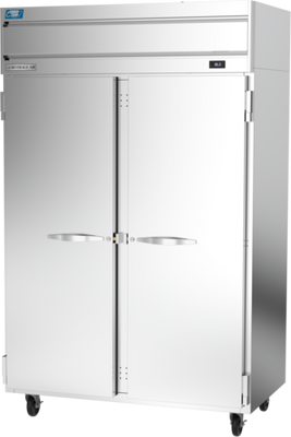 Beverage Air CT2HC-1S 45.2 Cu Ft. Stainless Steel Reach-In Two-Section Cross Temp Convertible Refrigerator or Freezer - 115 Volts