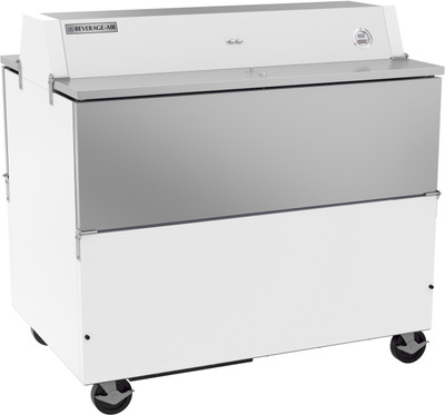 Beverage Air STF49HC-1-W-02 20.55 Cu. Ft. White Stainless Steel School Milk Cooler - 115 Volts