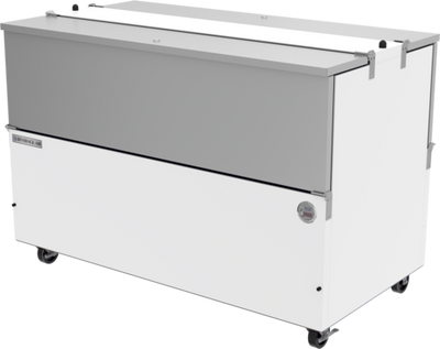 Beverage Air ST58HC-W-02 22.5 Cu. Ft. White Stainless Steel School Milk Cooler - 115 Volts