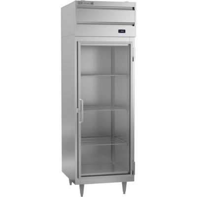 Beverage Air PR1HC-1BG 21.01 Cu. Ft. Stainless Steel Glass Door Reach-In One-Section P-Series Refrigerator - 115 Volts