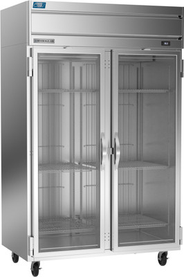 Beverage Air CT2HC-1G 45.2 Cu Ft. Stainless Steel Reach-In Two-Section Cross Temp Convertible Refrigerator or Freezer - 115 Volts