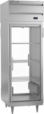 Beverage Air PH1-1BG-PT 21.5 Cu. Ft. Stainless Steel, Aluminum, and Galvanized One-Section Pass-Thru Warming Cabinet - 208-240 Volts