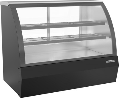 Beverage Air CDR5HC-1-B-D 17 Cu. Ft. Black Stainless Steel Dry Deli Case - 120 Volts