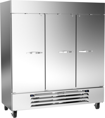 Beverage Air HBRF72HC-1-C 75" W Reach-In Three-Section Horizon Series Refrigerator or Freezer - 115 Volts
