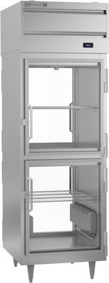 Beverage Air PH1-1BHG-PT 21.5 Cu. Ft. Stainless Steel, Aluminum, and Galvanized One-Section Pass-Thru Warming Cabinet - 208-240 Volts