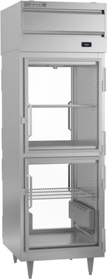 Beverage Air PH1-1BHG-PT 21.5 Cu. Ft. Stainless Steel, Aluminum, and Galvanized One-Section Pass-Thru Warming Cabinet - 208-240 Volts
