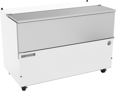 Beverage Air SM58HC-W-02 22.63 Cu. Ft. White Stainless Steel School Milk Cooler - 115 Volts