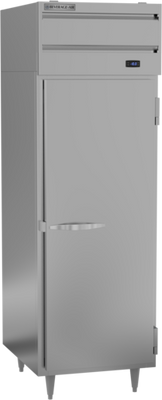 Beverage Air PF1HC-1AS 21.01 Cu. Ft. Stainless Steel 1 Lockable Solid Door Reach-In Freezer - 115 Volts