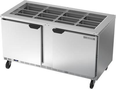 Beverage Air SPE60HC-S 16.02 Cu. Ft. Stainless Steel Salad Top Refrigerated Counter