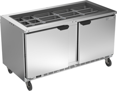 Beverage Air SPE60HC-S 16.02 Cu. Ft. Stainless Steel Salad Top Refrigerated Counter