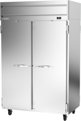Beverage Air HH2-1S 45.04 Cu. Ft. Stainless Steel and Aluminum Two-Section Reach In Horizon Series Warming Cabinet - 208-240 Volts