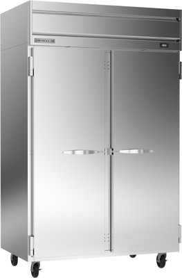 Beverage Air HH2-1S 45.04 Cu. Ft. Stainless Steel and Aluminum Two-Section Reach In Horizon Series Warming Cabinet - 208-240 Volts