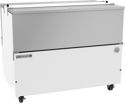 Beverage Air ST49HC-W-02 20.55 Cu. Ft. White Stainless Steel School Milk Cooler - 115 Volts