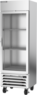 Beverage Air HBF19HC-1-G 19.08 Cu. Ft. Stainless Steel 1 Right-Hand Hinged Glass Door Reach-In Horizon Series Freezer - 115 Volts