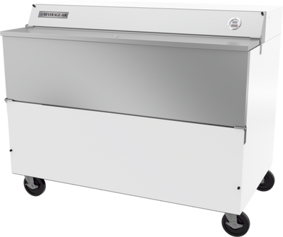 Beverage Air SMF58HC-1-W-022 24 Cu. Ft. White Stainless Steel School Milk Cooler - 115 Volts