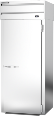 Beverage Air PRT1XTHC-1AS 42.27 Cu. Ft. Stainless Steel Solid Doors Extra Tall Roll-Thru One-Section P-Series Refrigerator - 115 Volts