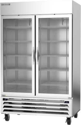 Beverage Air HBRF49HC-1-A-G 52" W Reach-In Two-Section Horizon Series Refrigerator or Freezer - 115 Volts