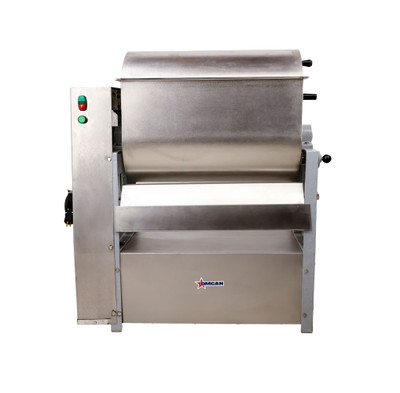 Omcan USA 13153 110 Lb. Cast Iron Painted Steel Body Electric Meat Mixer - 110 Volts