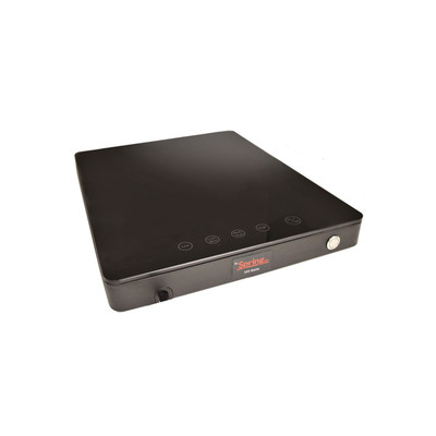 Spring USA SM-300LP 1 Burner Black Housing Electric LoPRO Slim-Line Holding Induction Range - 110-120 Volts