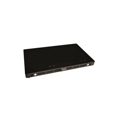 Spring USA SM-1800LP-D 2 Burners Black Housing Electric LoPRO Slim-Line Cook & Hold Induction Range - 110-120 Volts