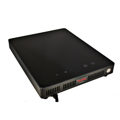 Spring USA SM-1800LP 1 Burner Black Housing Electric LoPRO Slim-Line Cook & Hold Induction Range - 110-120 Volts