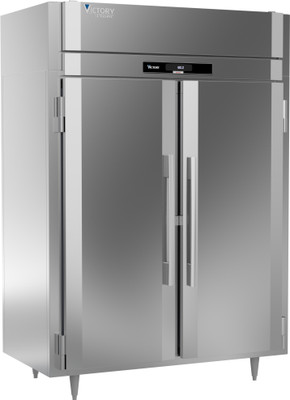 Victory HS-2D-1-EW-PT 55.6 Cu. Ft. Stainless Steel Solid Doors UltraSpec Series Heated Cabinet - 208-240 Volts