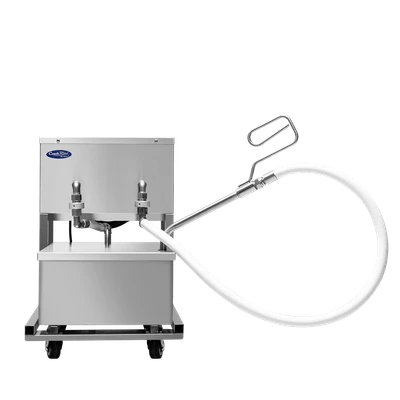 Atosa FPOF-50 50 Lb. Stainless Steel Reversible Pump Portable Fryer Filter - 115 Volts