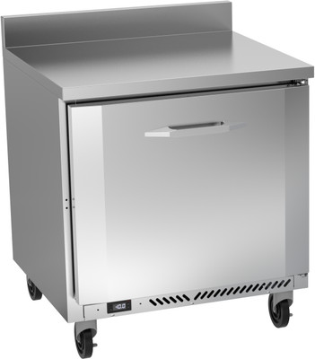 Victory VWF32HC 7.22 Cu. Ft. Stainless Steel One-Section Worktop Freezer Counter - 115 Volts