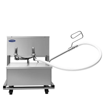 Atosa FPOF-80 80 Lb. Stainless Steel Reversible Pump Portable Fryer Filter - 115 Volts