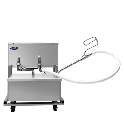 Atosa FPOF-80 80 Lb. Stainless Steel Reversible Pump Portable Fryer Filter - 115 Volts