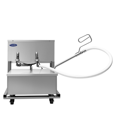 Atosa FPOF-80 80 Lb. Stainless Steel Reversible Pump Portable Fryer Filter - 115 Volts