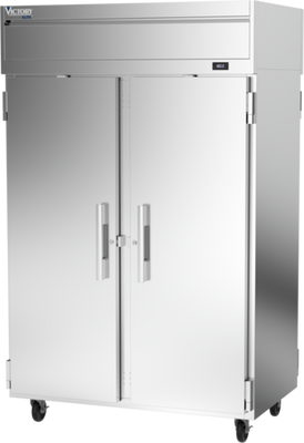 Victory VEHSA-2D-PT-SD 45.4 Cu. Ft. Stainless Steel Solid Hinged Door Victory Elite Warming Cabinet - 208 Volts