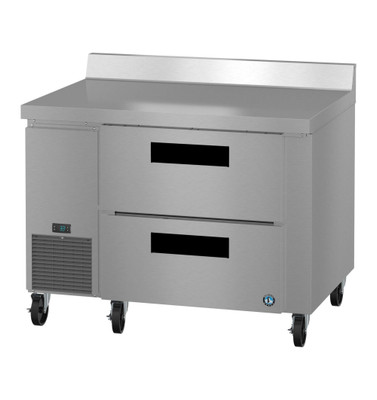 Hoshizaki WLR46B-D2 11.78 Cu. Ft. Stainless Steel One-Section Reach-In Steelheart Series Worktop Refrigerator - 115 Volts