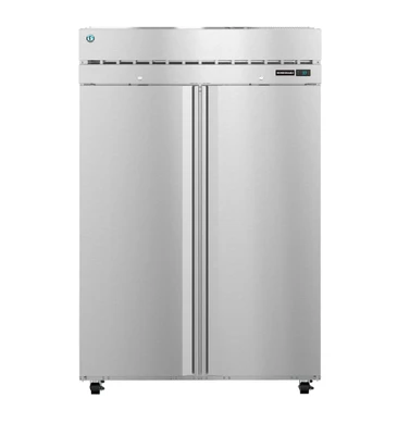 Hoshizaki R2A-FSN 47.11 Cu. Ft. Stainless Steel Solid Door Two-Section Reach-In Steelheart Series Refrigerator - 115 Volts