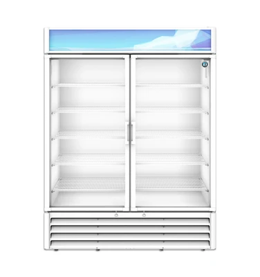 Hoshizaki RM-49-HC-WHT 42.61 Cu. Ft. White Aluminum Reach-In Refrigerated Merchandiser - 115 Volts