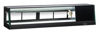 Turbo Air SAS-60R-N 1.9 Cu. Ft. Black Refrigerated Sushi Case - 115 Volts