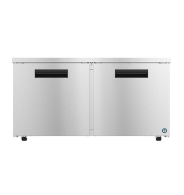 Hoshizaki UF60B-LP01 15.1 Cu. Ft. Stainless Steel Reach-In Two-Section Steelheart Series Undercounter Freezer