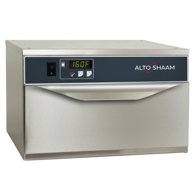 Alto-Shaam 500-1DN-QS 16.69&quot; W Stainless Steel One Drawer Free Standing Halo Heat Narrow Warming Drawer - 120 Volts