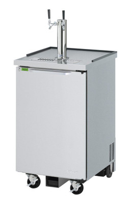 Turbo Air TBD-1SDD-N6 7.76 Cu. Ft. Stainless Steel Super Deluxe Beer Dispenser - 115 Volts
