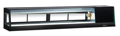 Turbo Air SAS-70L-N 2.3 Cu. Ft. Black Refrigerated Sushi Case - 115 Volts