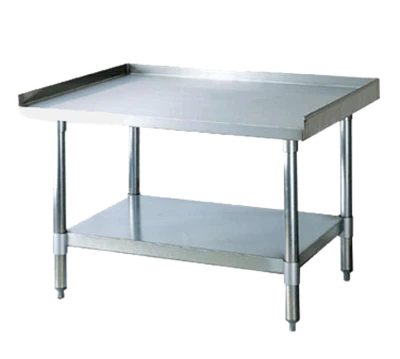 Turbo Air TSE-3018 18" W Stainless Steel Top Galvanized Legs and Undershelf Equipment Stand