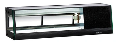 Turbo Air SAS-50L-N 1.5 Cu. Ft. Black Refrigerated Sushi Case - 115 Volts