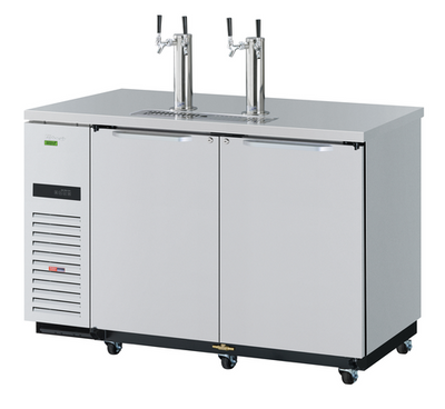 Turbo Air TBD-2SDD-N6 20.9 Cu. Ft. Stainless Steel Super Deluxe Beer Dispenser - 115 Volts