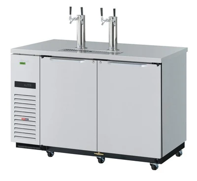 Turbo Air TBD-2SDD-N6 20.9 Cu. Ft. Stainless Steel Super Deluxe Beer Dispenser - 115 Volts