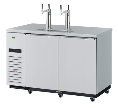 Turbo Air TBD-2SDD-N6 20.9 Cu. Ft. Stainless Steel Super Deluxe Beer Dispenser - 115 Volts