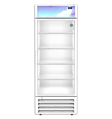 Hoshizaki FM-23-HC-WHT 20.71 Cu. Ft. White One-Section Glass Door Freezer Merchandiser - 115 Volts