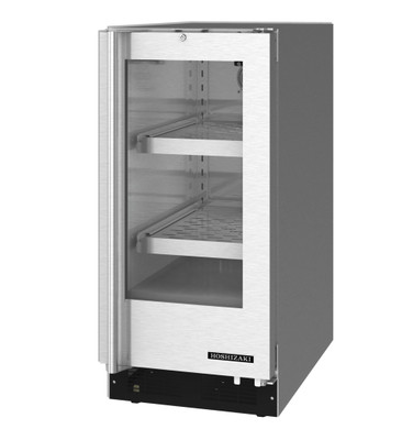 Hoshizaki HR15A-G 2.54 Cu. Ft. Stainless Steel Reach-In Undercounter Refrigerator - 115 Volts