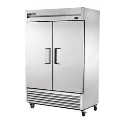 True T-49F-FLX-HC 54.13" W Stainless Steel and Aluminum Two-Section Reach-In Refrigerator and Freezer Convertible - 115 Volts
