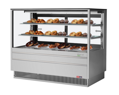 Turbo Air TCGB-60UF-DR-S 19.4 Cu. Ft. Stainless Steel Full Service Bakery Dry Case - 115 Volts